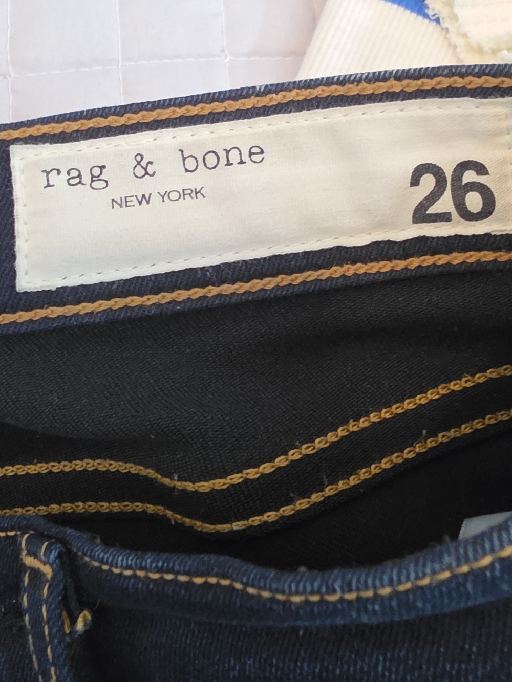 rag & bone Skinny Jeans Bedford Low Rise Ankle Stretch Denim Womens 26 - Picture 9 of 13